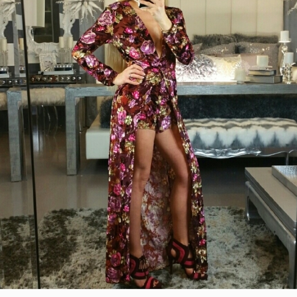 Xtaren Maxi  Dress With Shorts